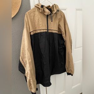 Cold storage foil weather raincoat/windbreaker